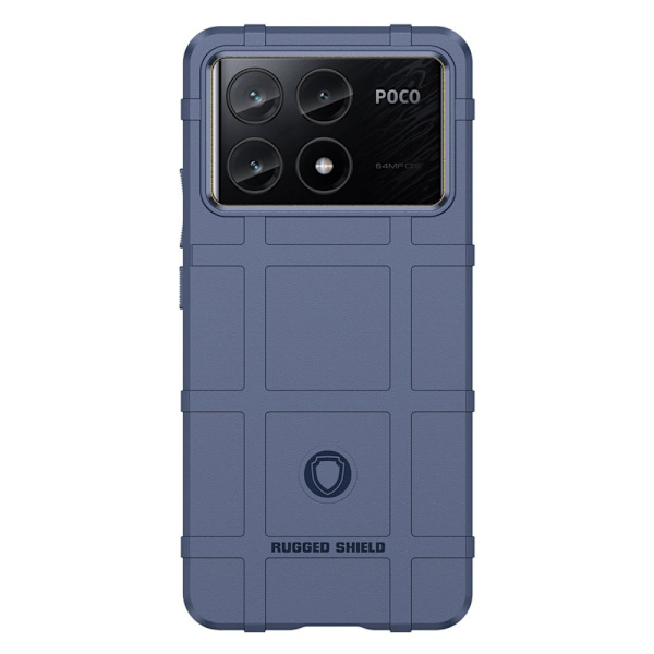 Rugged Shield Xiaomi Poco X6 Pro / Xiaomi Redmi K70E skal - Blå Blå