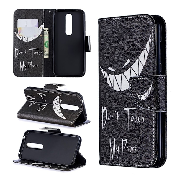 Wonderland Nokia 4.2 etui - Do not Touch My Phone Multicolor