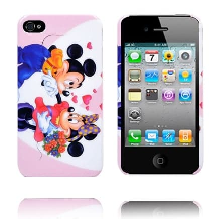 New Sketch (Micky & Minnie) iPhone 4S Deksel Multicolor