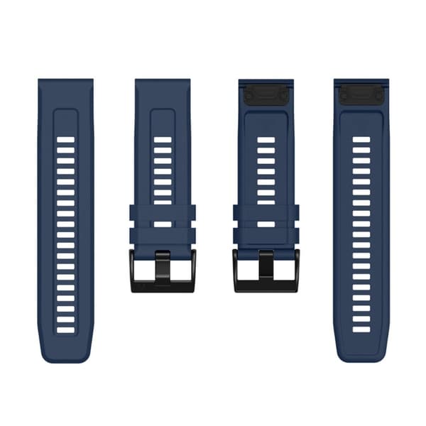 Garmin Fenix 7X klockarmband i silikon - Marinblå Blå