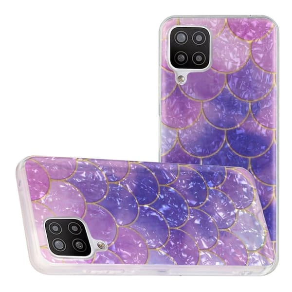 Deco Samsung Galaxy A22 4G Etui - Purple Scale Purple