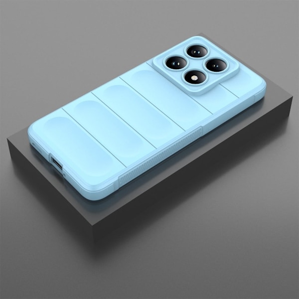 Mjukt greppformat Xiaomi Redmi Note 14 Pro 5G skal - Baby Blå Blå