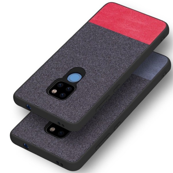 Berlin Huawei Mate 20 deksel - Mørk Blå / Rød Blue