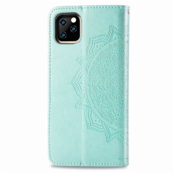 Mandala iPhone 11 læderetui - Blå Blue