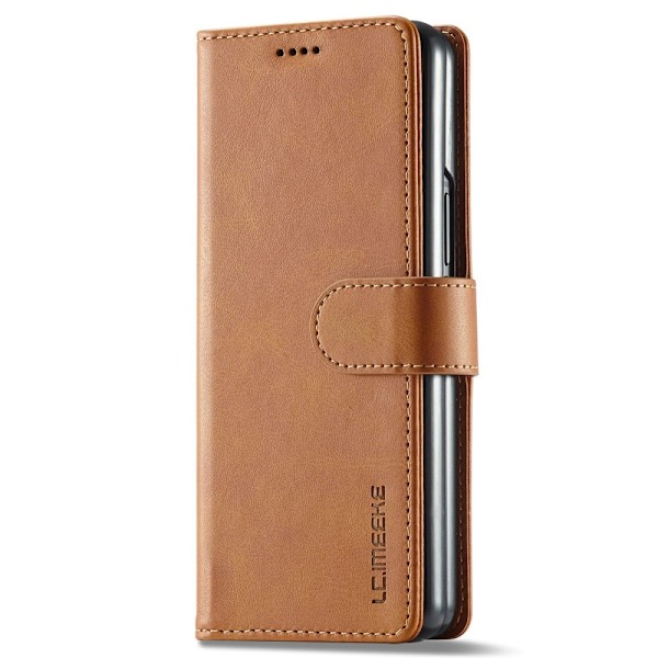 LC.Imeeke läder Samsung Galaxy Z Fold4 fodral - Brun Brun
