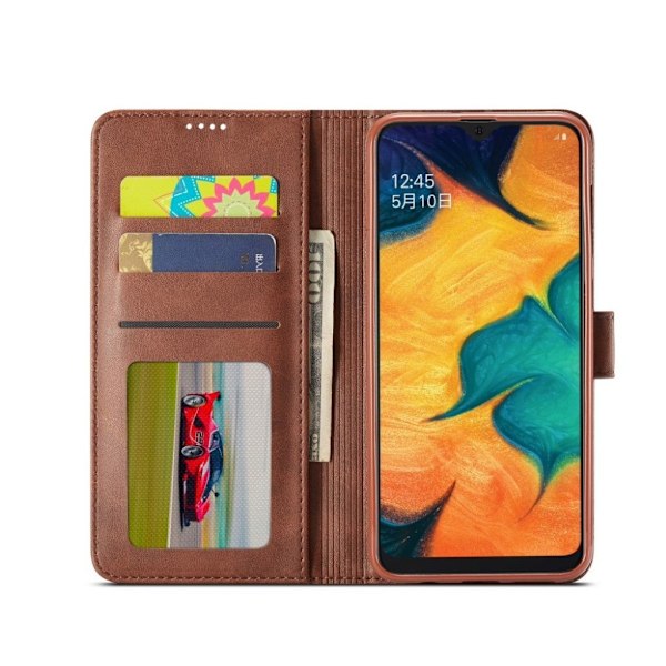 LC.Imeeke läder Samsung Galaxy A40 fodral - Brun Brun