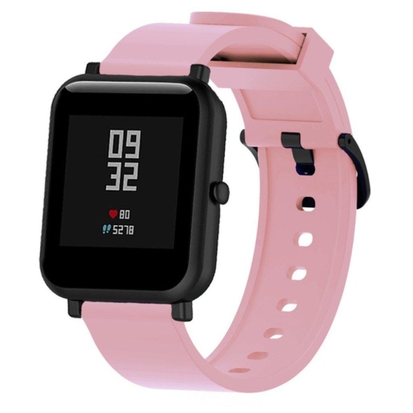 Amazfit Bip 20mm klockband av silikon - Rosa Rosa