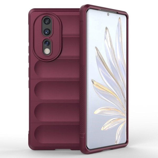 Soft gripformed cover for Honor 80 - Wine Red Red