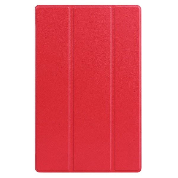 Lenovo Tab M10 HD Gen 2 tri-fold læder flip case - Rød Red