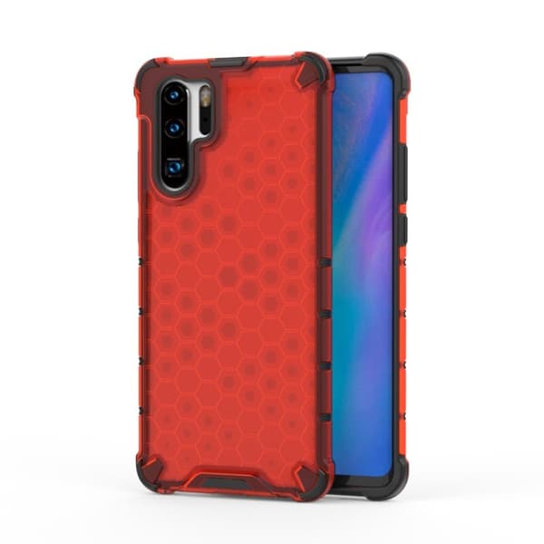 Bofink Honeycomb Huawei P30 Pro deksel - Rød Red