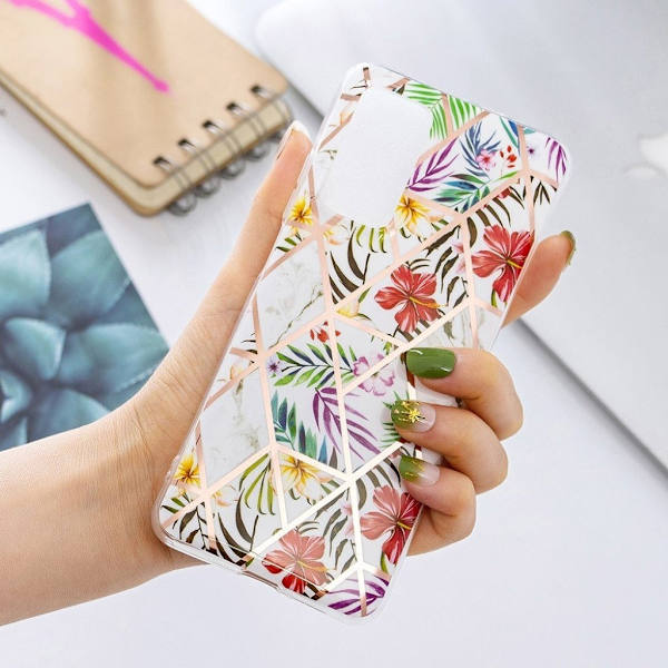 Marble Samsung Galaxy A32 Etui - Regnskog Multicolor