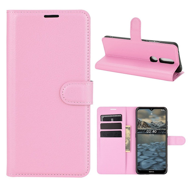 Classic Nokia 2.4 fodral - Rosa Rosa