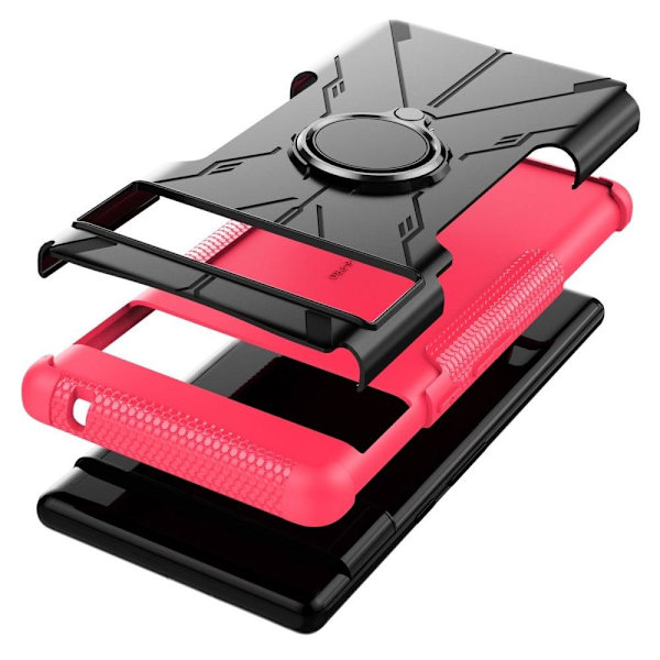 Kickstand-skydd med magnetisk platta för Google Pixel 6 Pro - Ros Rosa