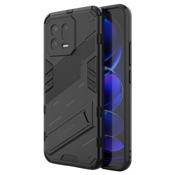 Stødsikker Hybrid Cover med A Moderne Touch til Xiaomi 13 - Sort Black