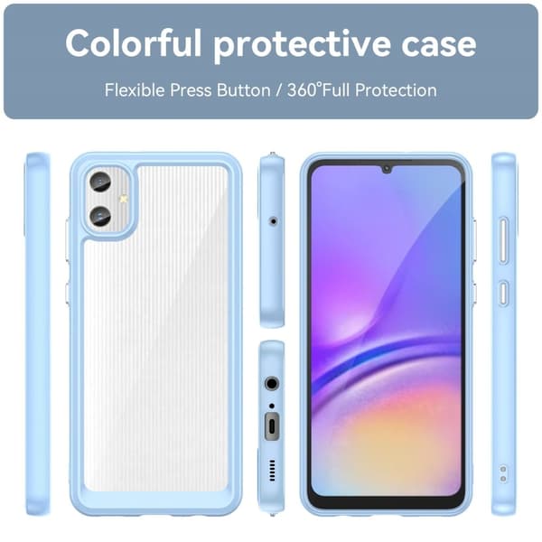Samsung Galaxy A05 smart akryldeksel - Blå Blue