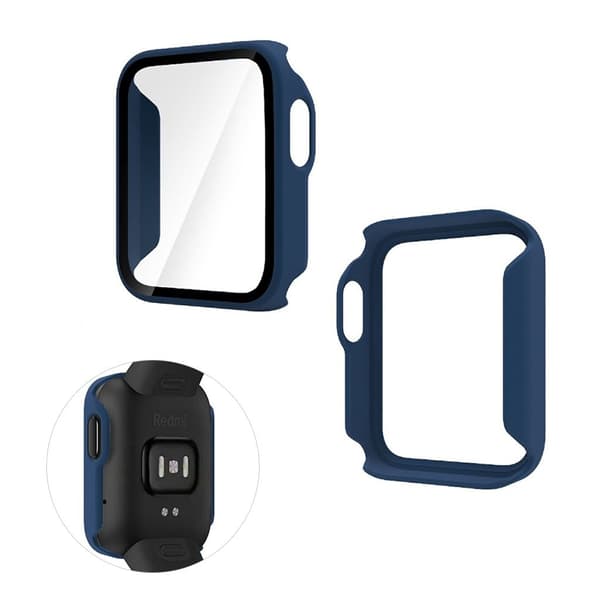 Xiaomi Redmi Watch-ramme + hærdet glas - Blå Blue