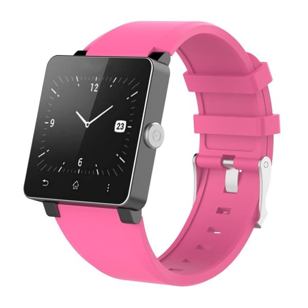 Sony SmartWatch 2 SW2 klockarmband TPE material - Rosenröd Rosa
