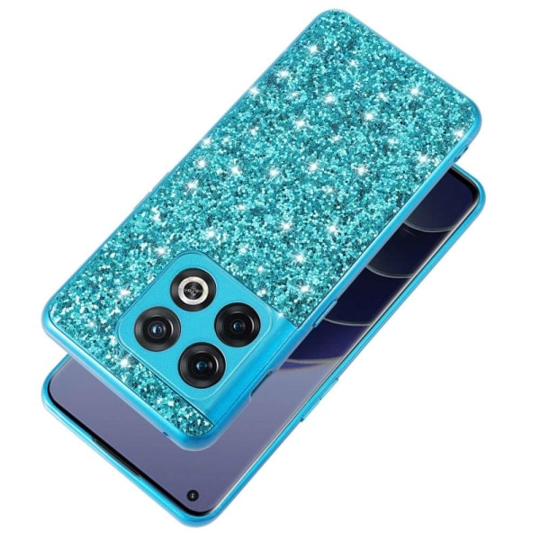Glitter OnePlus 10 Pro Etui - Blå Blue