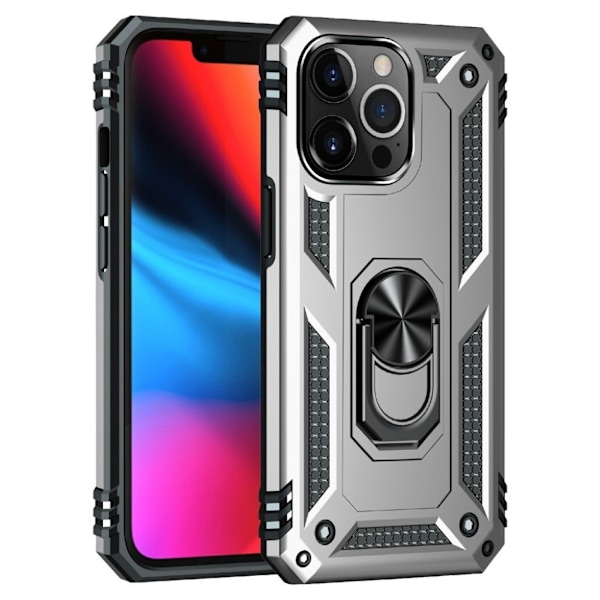Bofink Combat iPhone 13 Pro Max skal - Silver/Grå Silvergrå