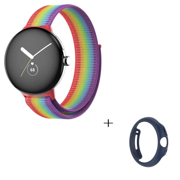 Google Pixel Watch nylonklokkerem med midnattsblått deksel - Flerfarget Multicolor