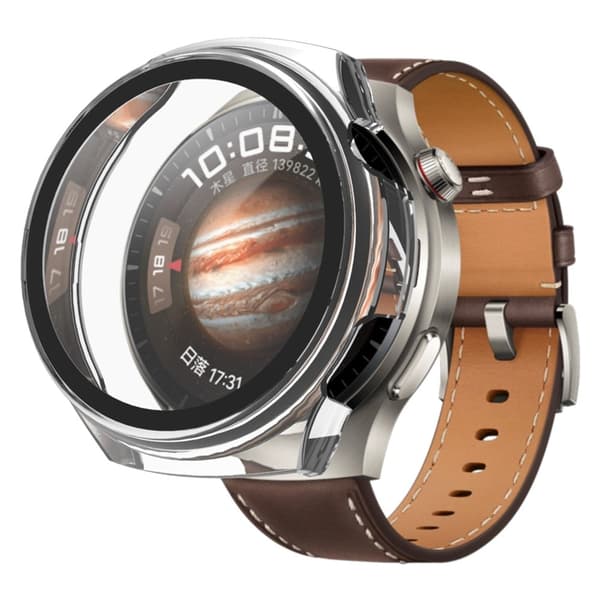 Huawei Watch 4 Pro protective cover with tempered glass - Transparent Transparent