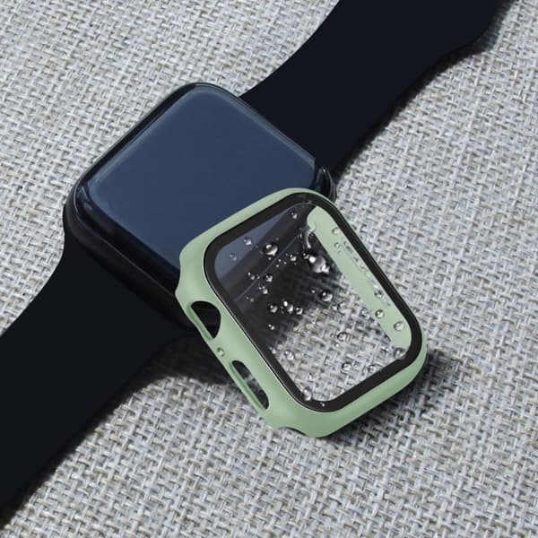Apple Watch Series 5 44mm holdbar rubberized etui - Lysegrøn Green