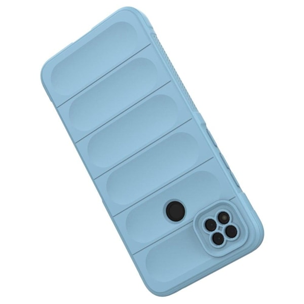 Mjukt greppformat Xiaomi Redmi 9C skal - Blå Blå