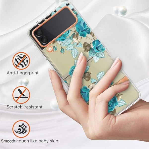 Super Slim och Hållbar Mjukskal till Samsung Galaxy Z Flip4 - Hc Blå