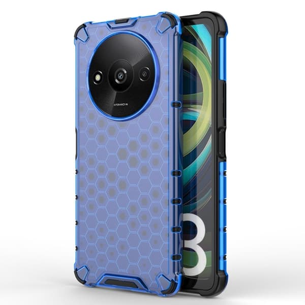 Bofink Honeycomb Xiaomi Redmi A3 skal - Blå Blå
