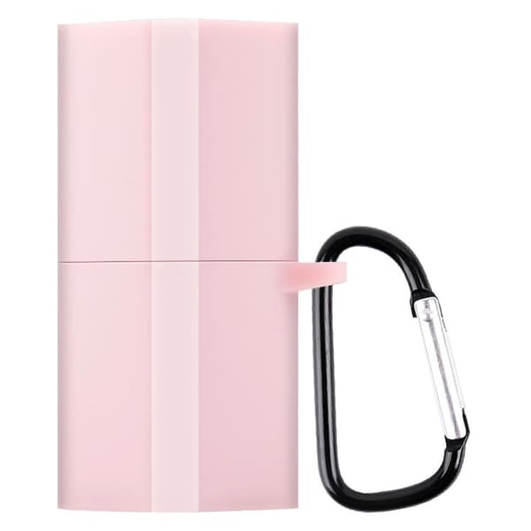 Huawei FreeBuds Läppstift silikonhölje med spänne - Rosa Rosa