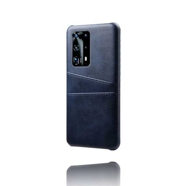 Dual Card cover - Huawei P40 Pro - Mørkeblå Blue