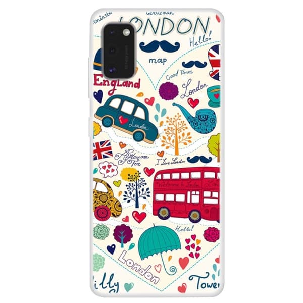 Deco Samsung Galaxy A41 Etui - London Elements Multicolor