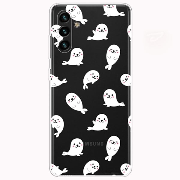 Deco Samsung Galaxy A13 5G Suojakotelo - Dolphins Multicolor