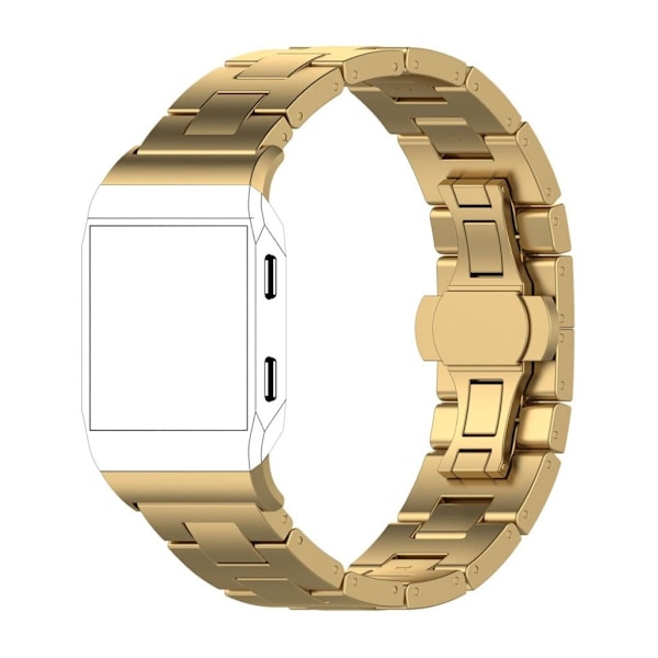 Fitbit Ionic urrem i rustfri stål - Gul farvet Gold