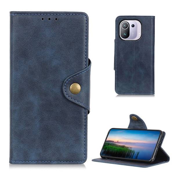 Alpha Xiaomi Mi 11 Pro Flip Etui - Blå Blue