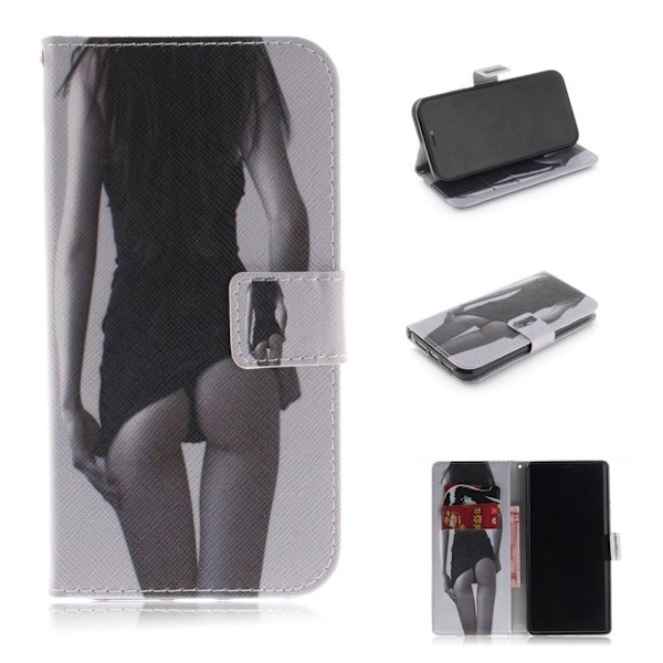 iPhone Xr flip cover i mønstret læder - Beauty Multicolor