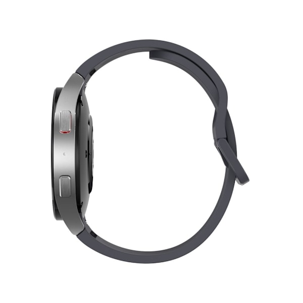 Samsung Galaxy Watch 5 / 4 / 3 enkel silikoneurrem - Rumgrå Silver grey