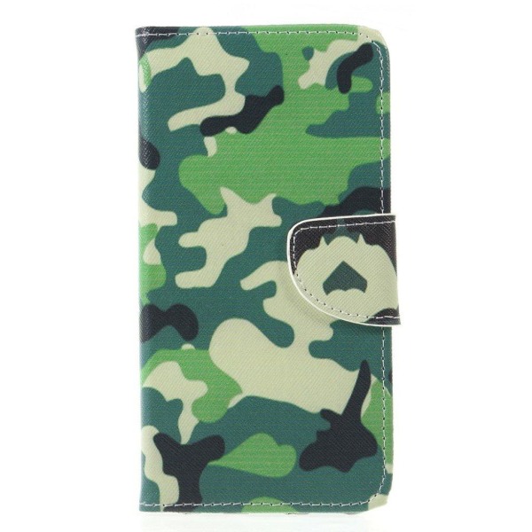 Huawei Mate 20 Lite patterned leather flip case - Camouflage multifärg