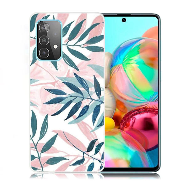 Deco Samsung Galaxy A72 5G kotelot - Vihreä Lehti Multicolor