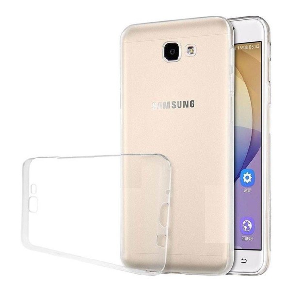 Samsung Galaxy On7 Transparent Cover (Flexible) Transparent