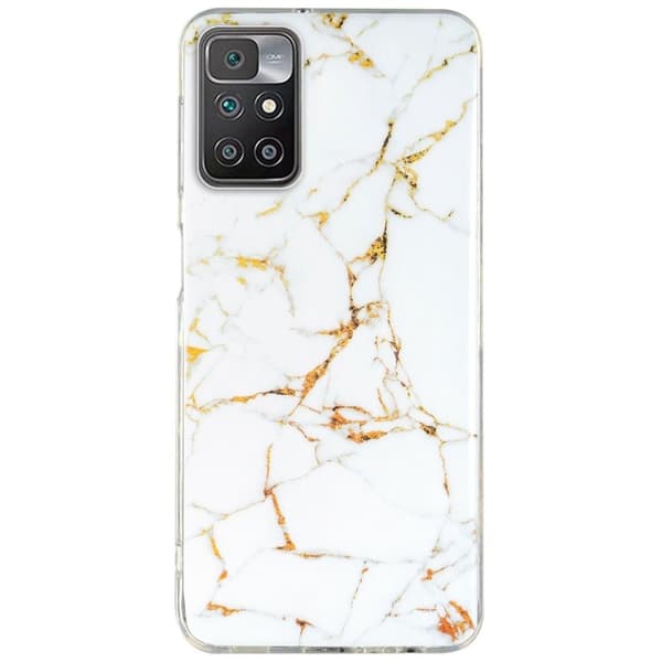 Marble Xiaomi Redmi Note 11 / 10 Prime / 10 Etui - Hvid White