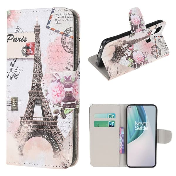 Wonderland OnePlus Nord N10 5G Flippetui - Tower Multicolor