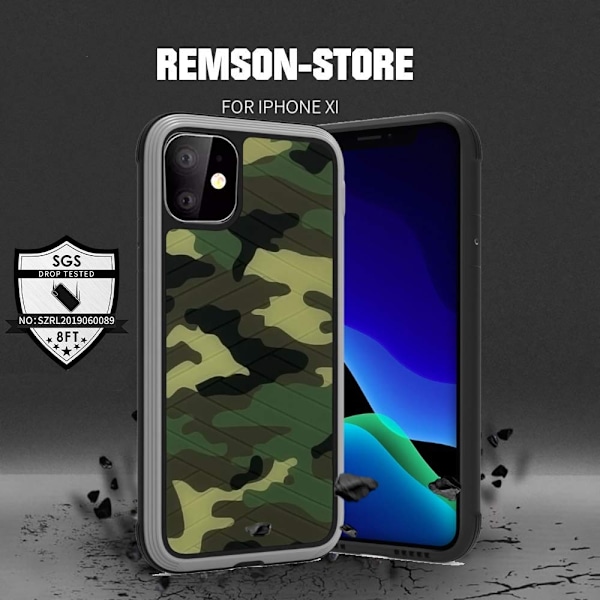 Raigor Inverse KHOSLA-skydd för iPhone 11 Pro Max - Grön Grön