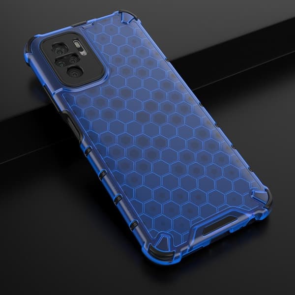 Bofink Honeycomb Xiaomi Redmi Note 10S kotelot - Sininen Blue
