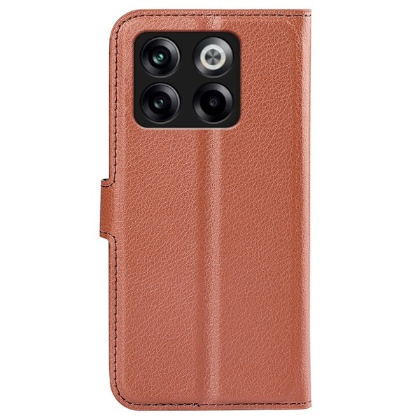 Klassisk OnePlus Ace Pro / 10t Flip Etui - Brun Brown