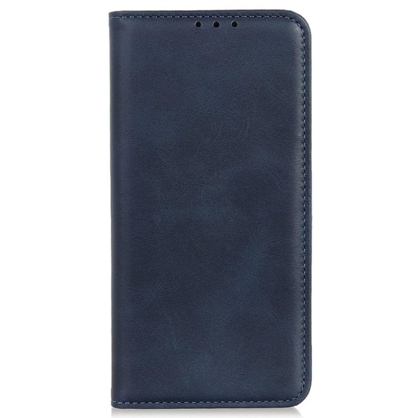 Lompakko-style Aitoa Nahkaa Läppäkotelo For ASUS Zenfone 9 - Sininen Blue