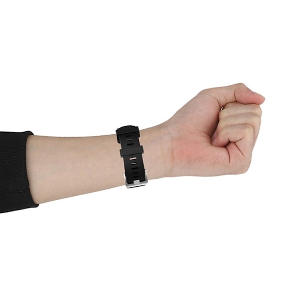 Garmin Swim 2 / Forerunner 45 / 45S holdbar silikone Urrem - Sort Black