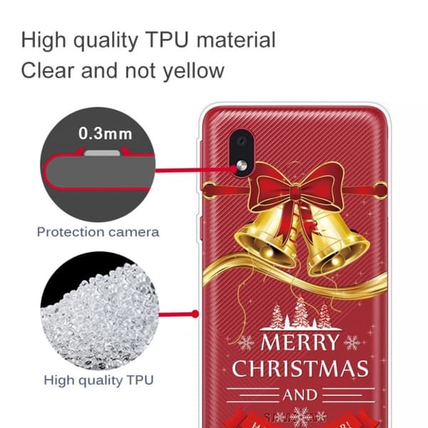 Joulu Samsung Galaxy A01 Core tapauksessa - Kello Gold