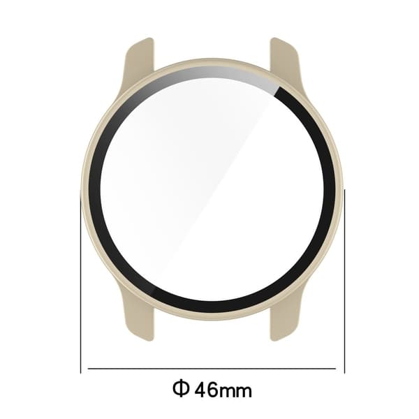 Garmin Venu 2 Plus-skydd med skärmskydd i härdat glas - Mörkgrön Grön