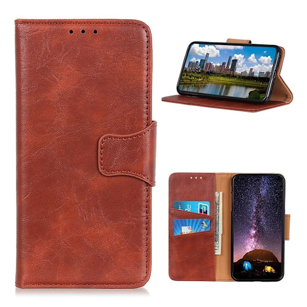 Neptune Samsung Galaxy M30s læderetui – Brun Brown